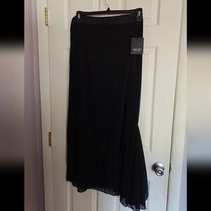 Simply Vera Vera Wang Black Maxi Pencil Skirt with Slit